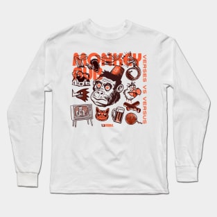 V3 - Monkey rub Long Sleeve T-Shirt